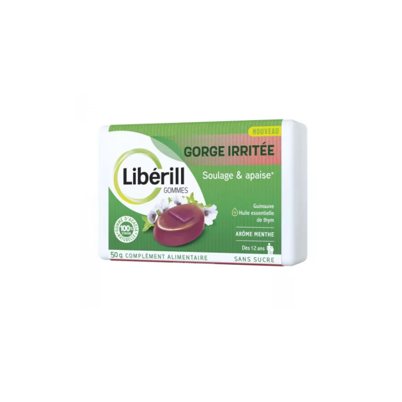 Irritated Throat Gummies - Relieves And Soothes - Libérill - 50g