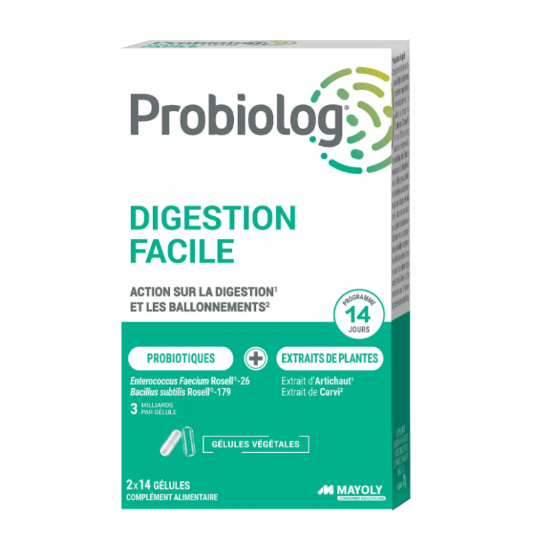 Probiolog Digestion Facile - Digestion & Ballonnements - 28 Gélules