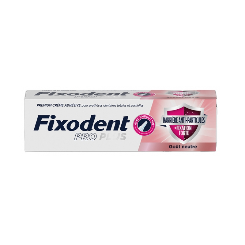 Crème Adhésive - Prothèses Dentaires - Fixodent Pro Plus - 40g