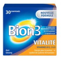 Bion3 - Vitalité - Avec Ginseng - 30 Comprimés