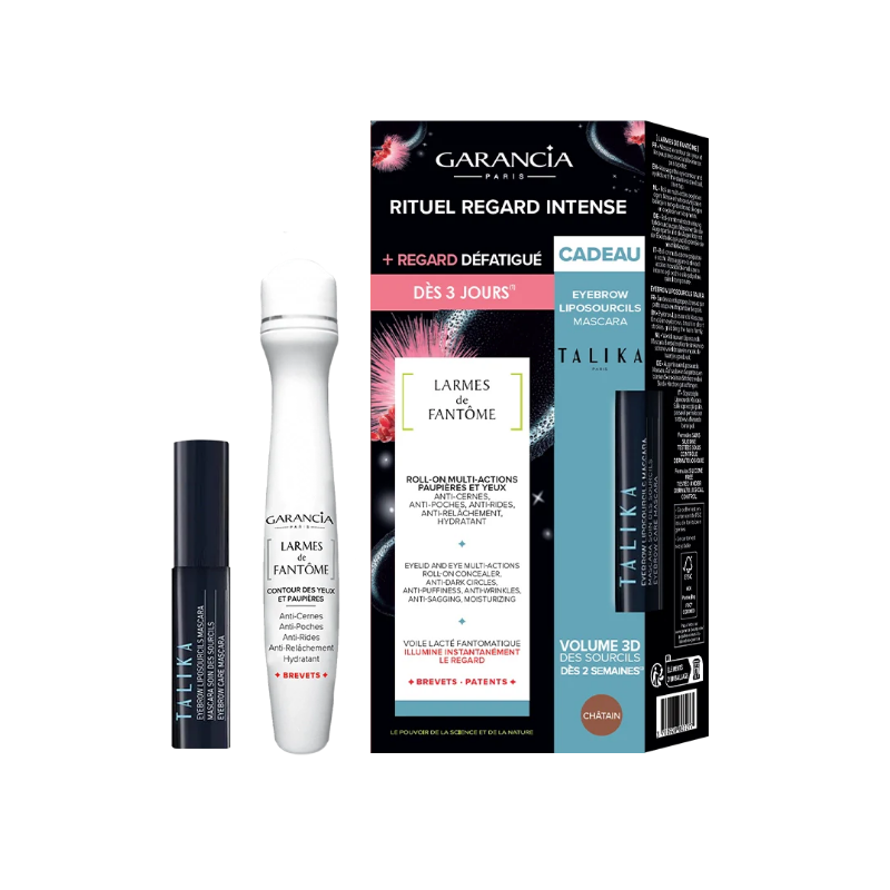 Ghost Tears - Garancia - Eyelids & Eye Contour - 10 ml Roller + Free Liposourcils Chestnut Mascara