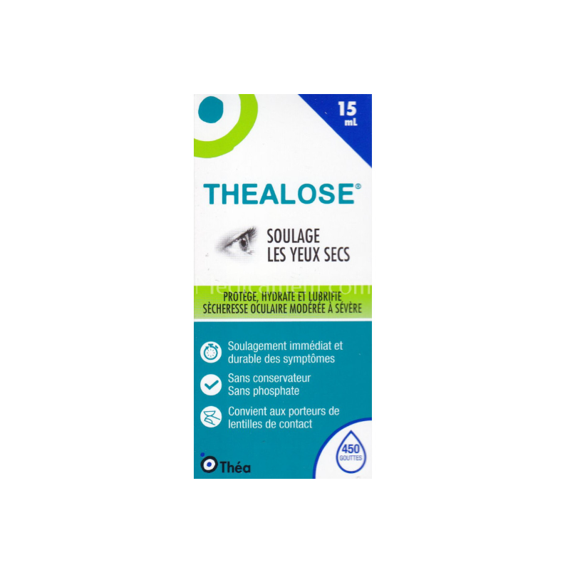 Thealose - Ophthalmic Solution - 15 ml - 450 drops